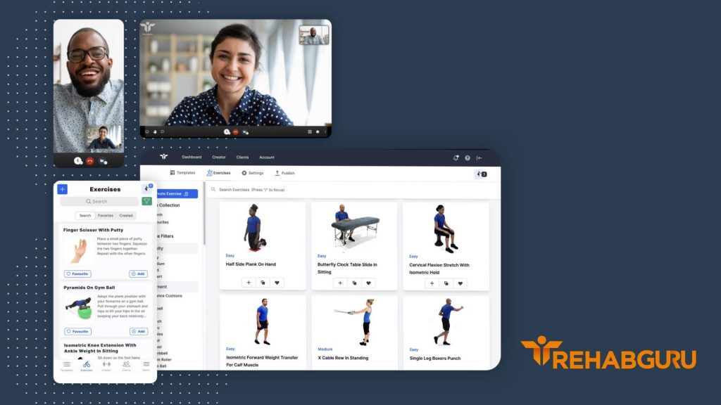 Renah Guru - Telehealth Platform and Exercise prescription Software