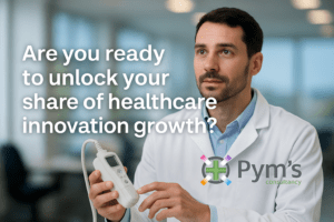 A doctor holding a healthcare innovation