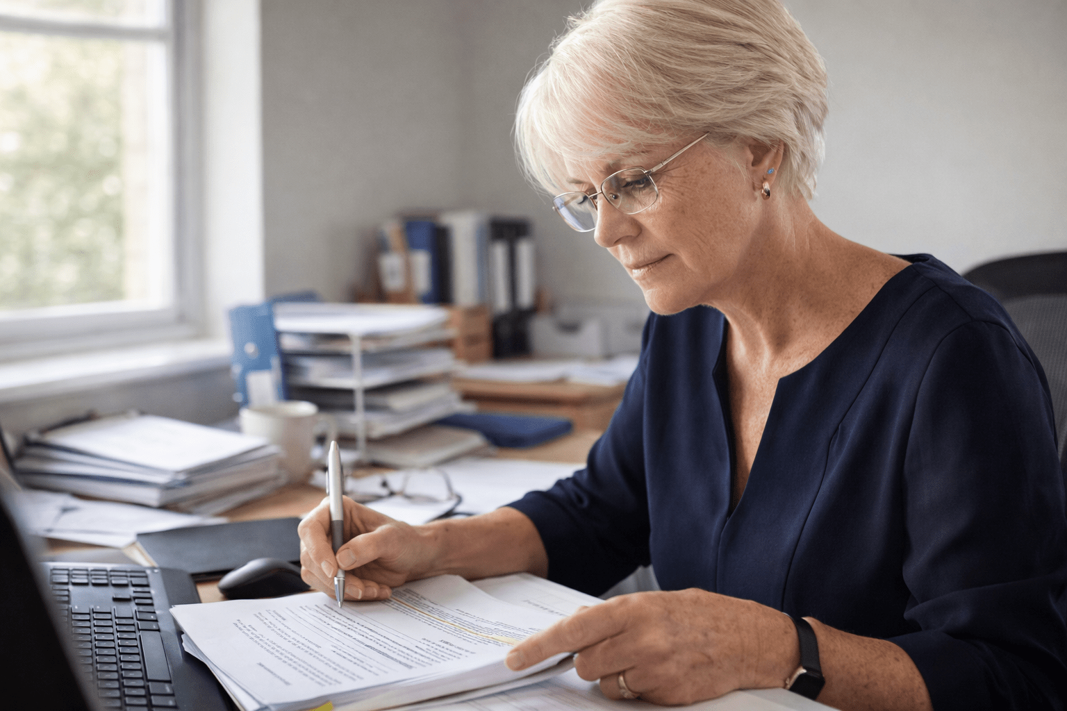 Scottish bid Kate at Pym's Consultancy working on a bid